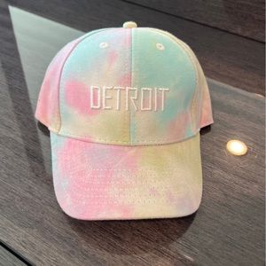 Multicolored Detroit hat. Never worn.